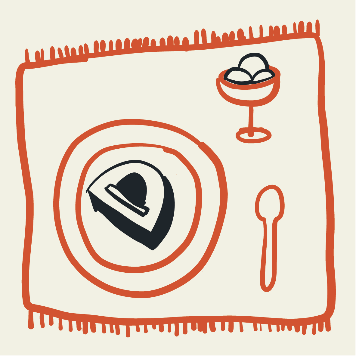 Bûche glacée mangue, coco & fruits de la passion