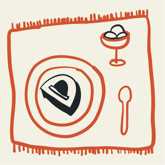 Bûche glacée cacahuète, vanille & caramel