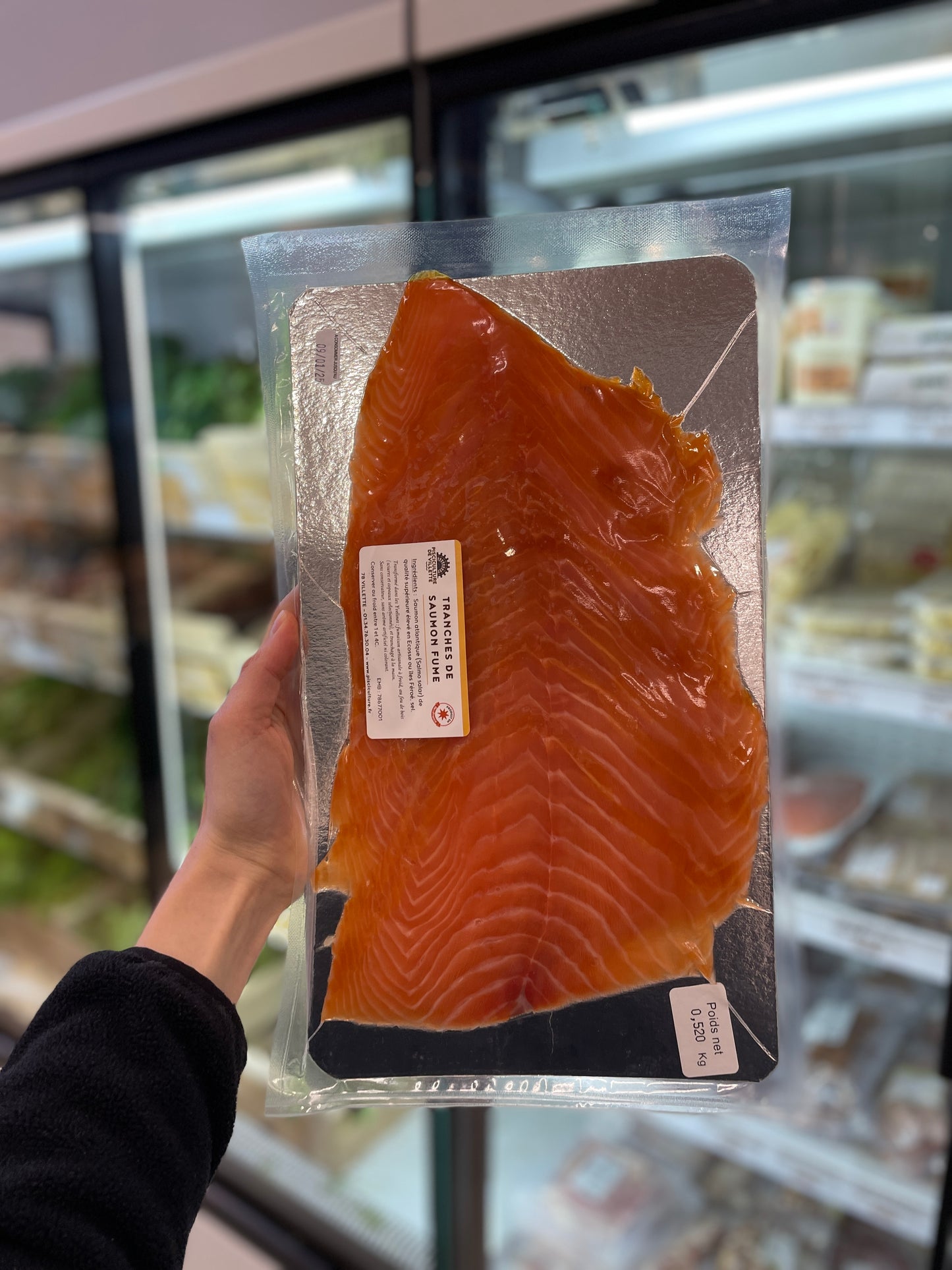 Saumon fumé en tranches