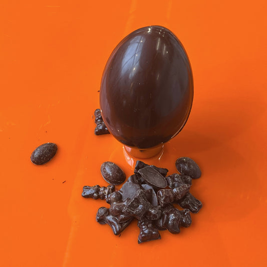 Oeuf de Pâques Renée au chocolat noir